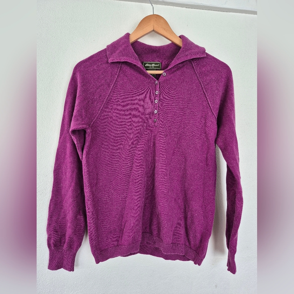 Cotton And Cashmere Sweater By Eddie Bauer Womens Medium